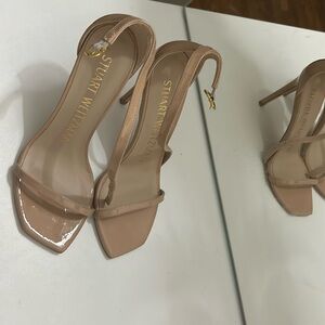 Stuart Weitzman nude heels